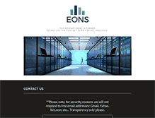 Tablet Screenshot of eons.com